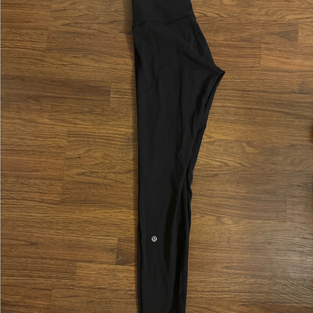 Lululemon wunder train leggings. Worn once. Black